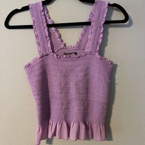 Gianni Bini purple crop top